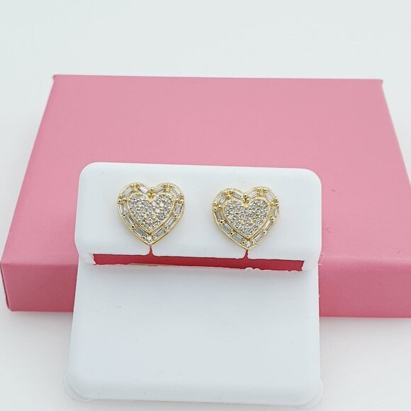 "925 Sterling Silver Cubic Zirconia Earrings, U19254607 - Picture 10 of 11